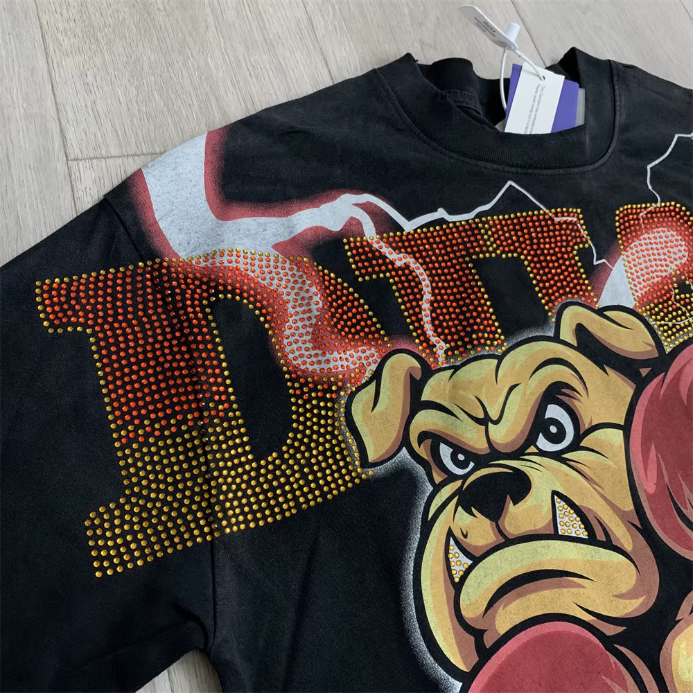 T-shirt Streetwear Tendance Duaa à Manches Courtes Homme Femme