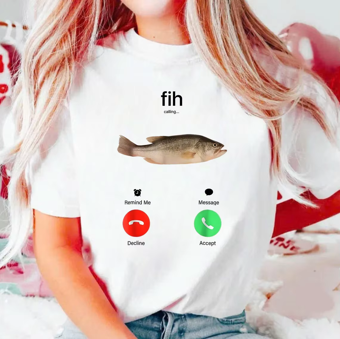 T-Shirt drôle de mème de poisson