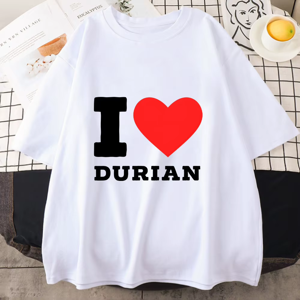 Durian-T-shirt Streetwear pour Femme