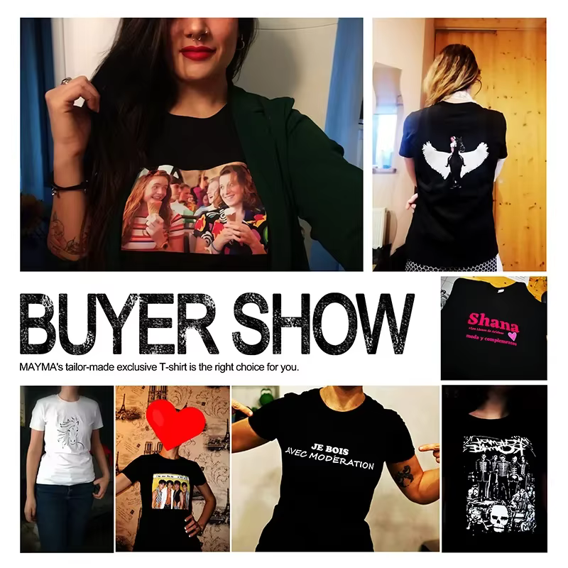 Équipe de personnalisation de t-shirts de haute qualité pour hommes et femmes. Ajoutez votre propre design