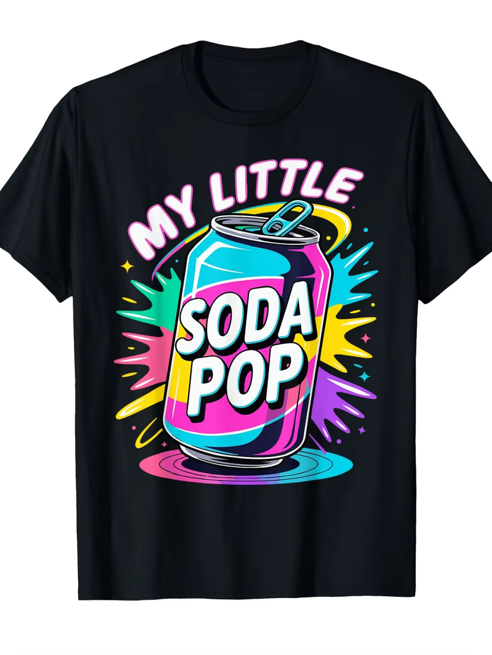T-shirt My Little Soda Pop pour enfants, T-shirt K-Pop, musique coréenne, anime, rap, hip-hop, vêtements pour filles, cadeau, t-shirt mignon avec message, haut pour enfants