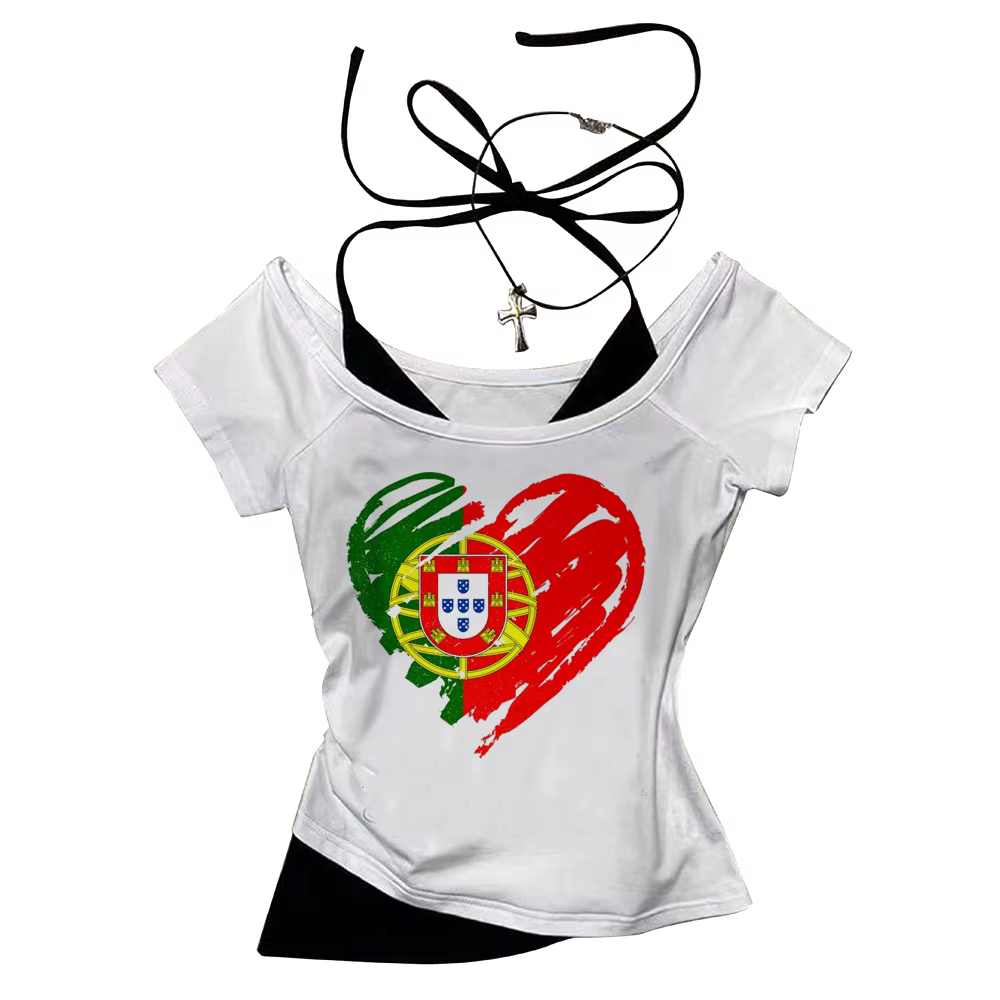 T-shirt graphique pour femme
