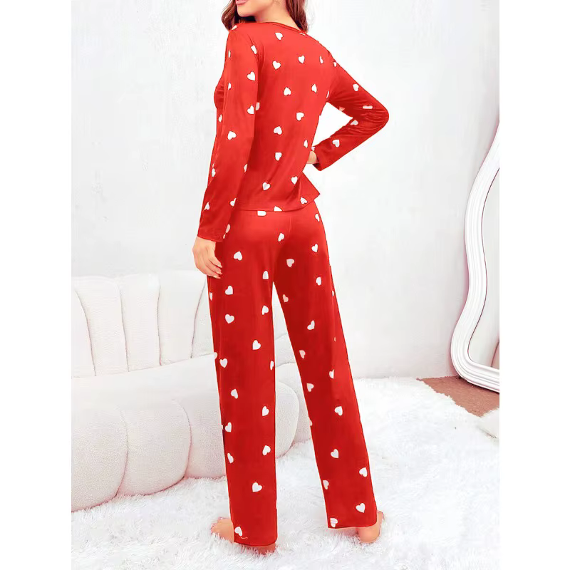 Ensemble de pyjamas College d'amour pour femmes