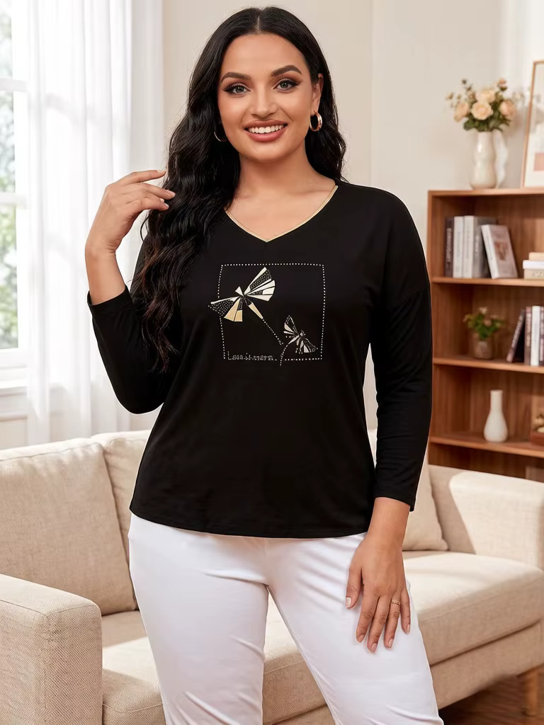 T-shirt basique pour femme