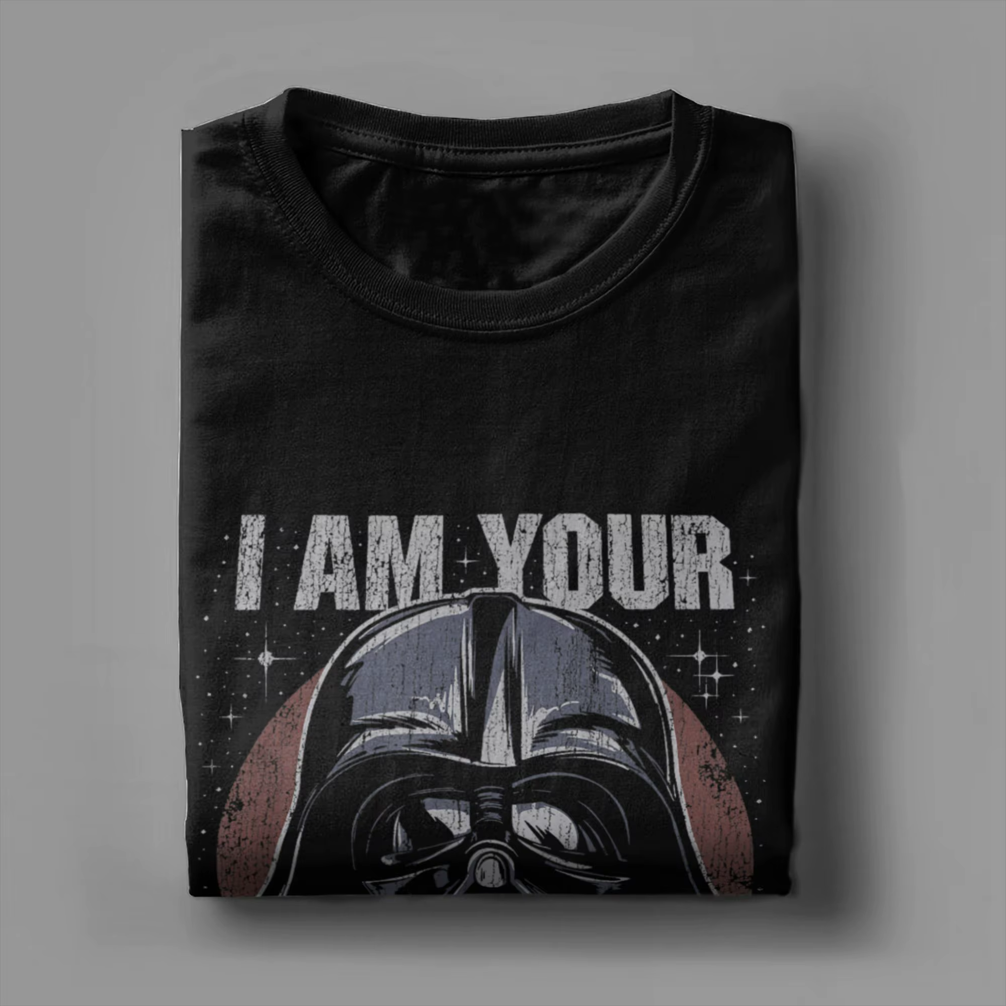 Vaders je suis votre père Portrait sombre T-Shirt été Hippie T-Shirts hommes coton grande taille vêtements à manches courtes Vintage hauts