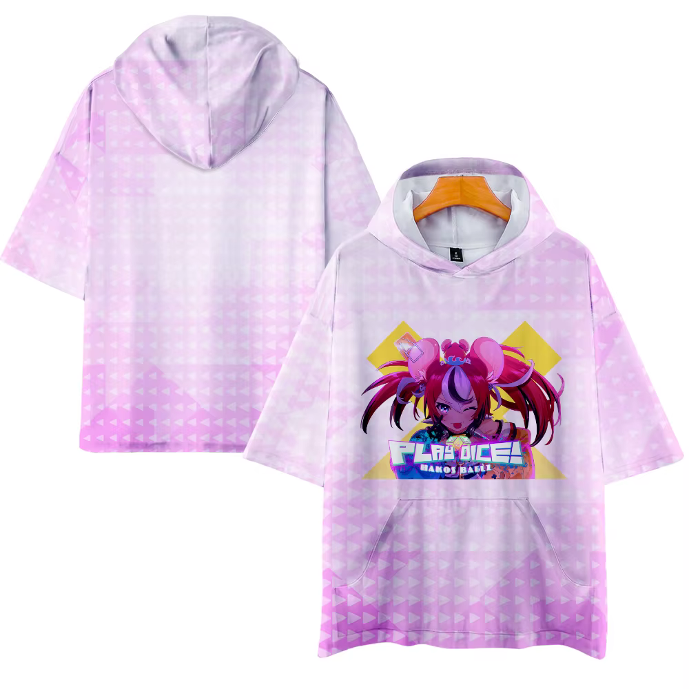 VTuber-T-shirt à capuche Hakos Baelz pour hommes et femmes