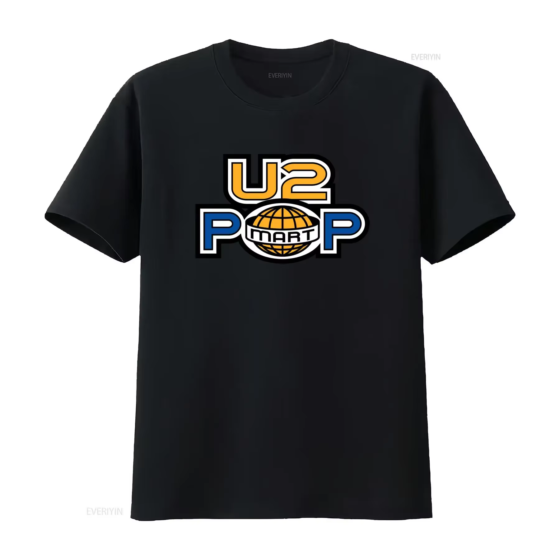 T-shirt de concert de la groupe de pop rock U2 2016 pour hommes et femmes