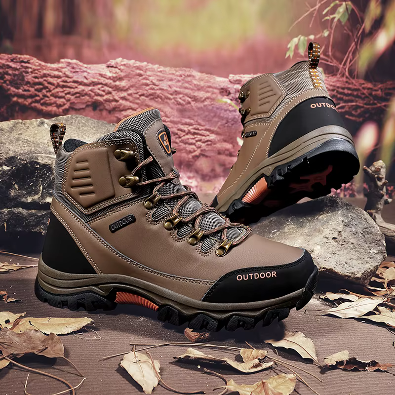 Chaussures de randonnée pour hommes, bottes montantes décontractées, antidérapantes, durables, pour Trekking, marche en montagne, plein air, nouvelle collection automne 2025