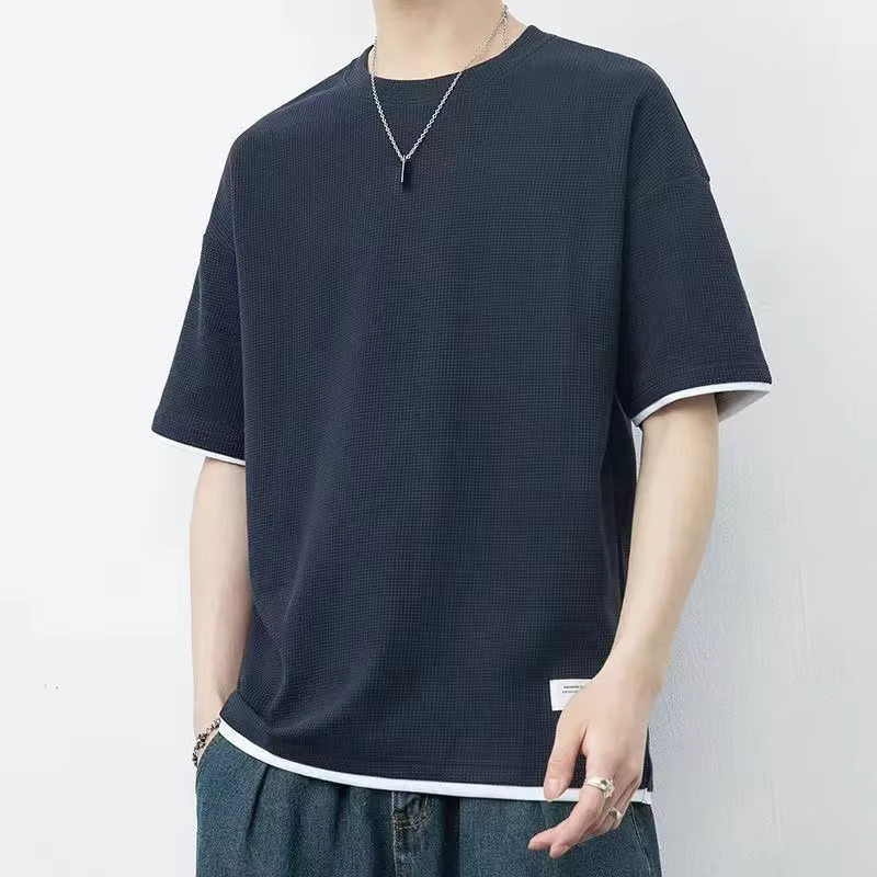 T-shirt ample à manches courtes pour homme