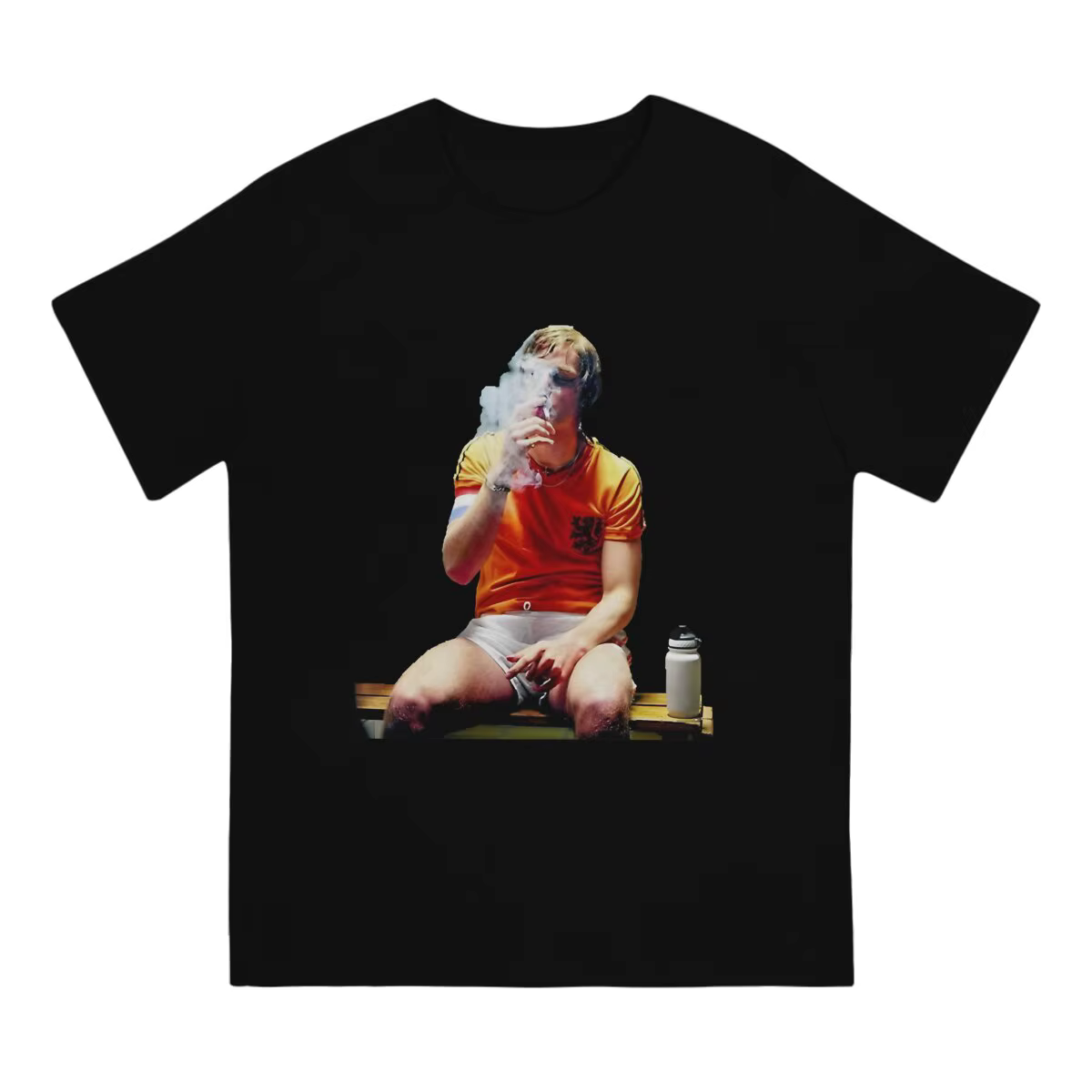 T-shirt à manches courtes en pur coton pour hommes, joli t-shirt, col rond, super cadeau, Johan Cruyff Tees, urgence