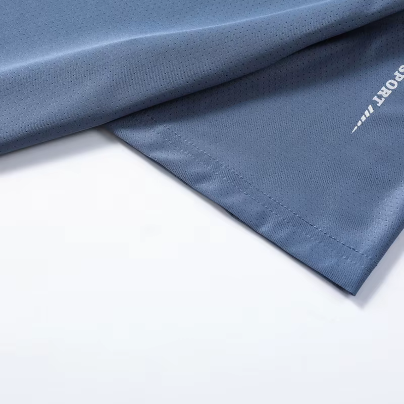 CHRLCK hommes course séchage rapide T-shirts respirant randonnée pêche
