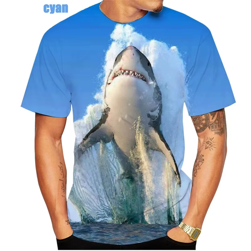 T-shirt à manches courtes et col rond pour homme