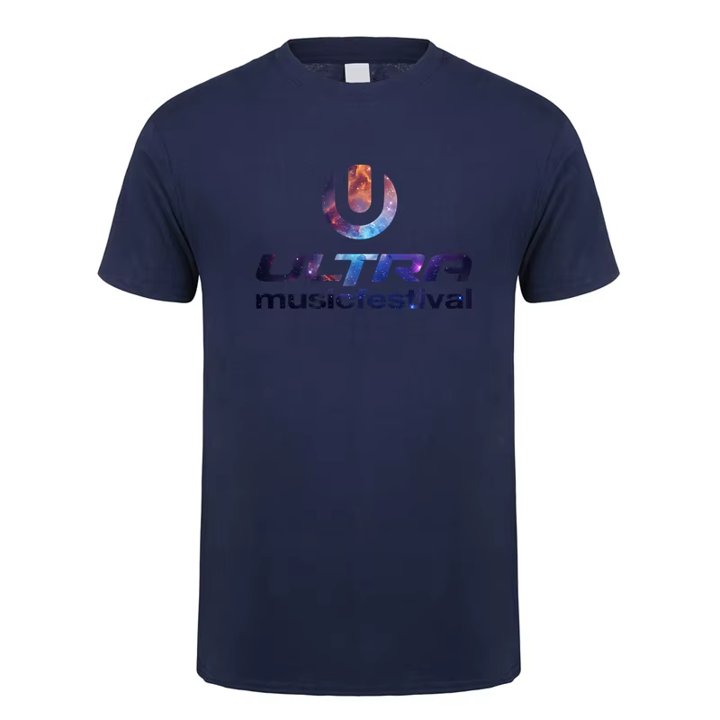Ultra Festival de musique t-shirt hommes à manches courtes coton T-shirts été