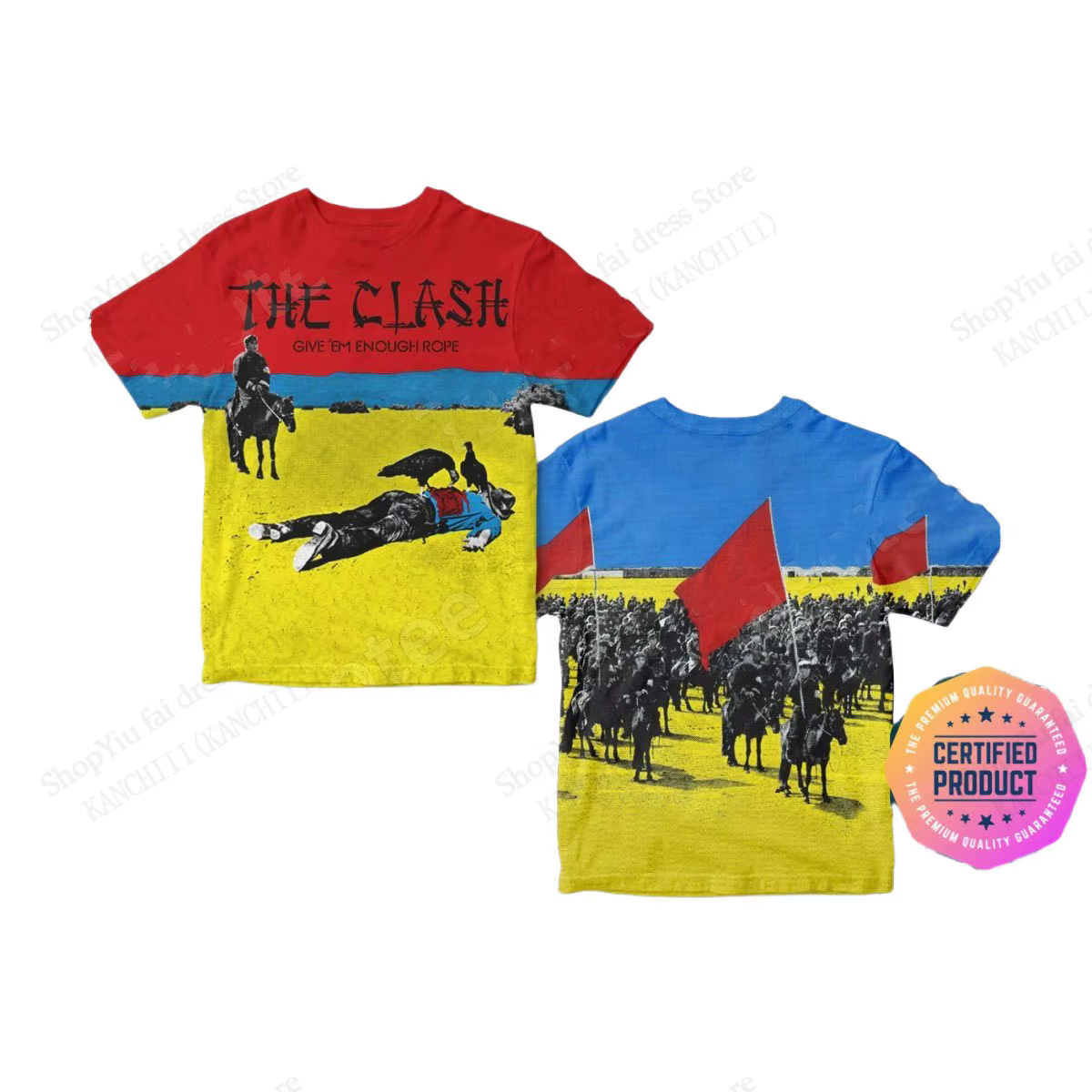 Nouveau groupe de Rock classique l'album clash impression 3D T-shirt hommes femmes mode à manches courtes