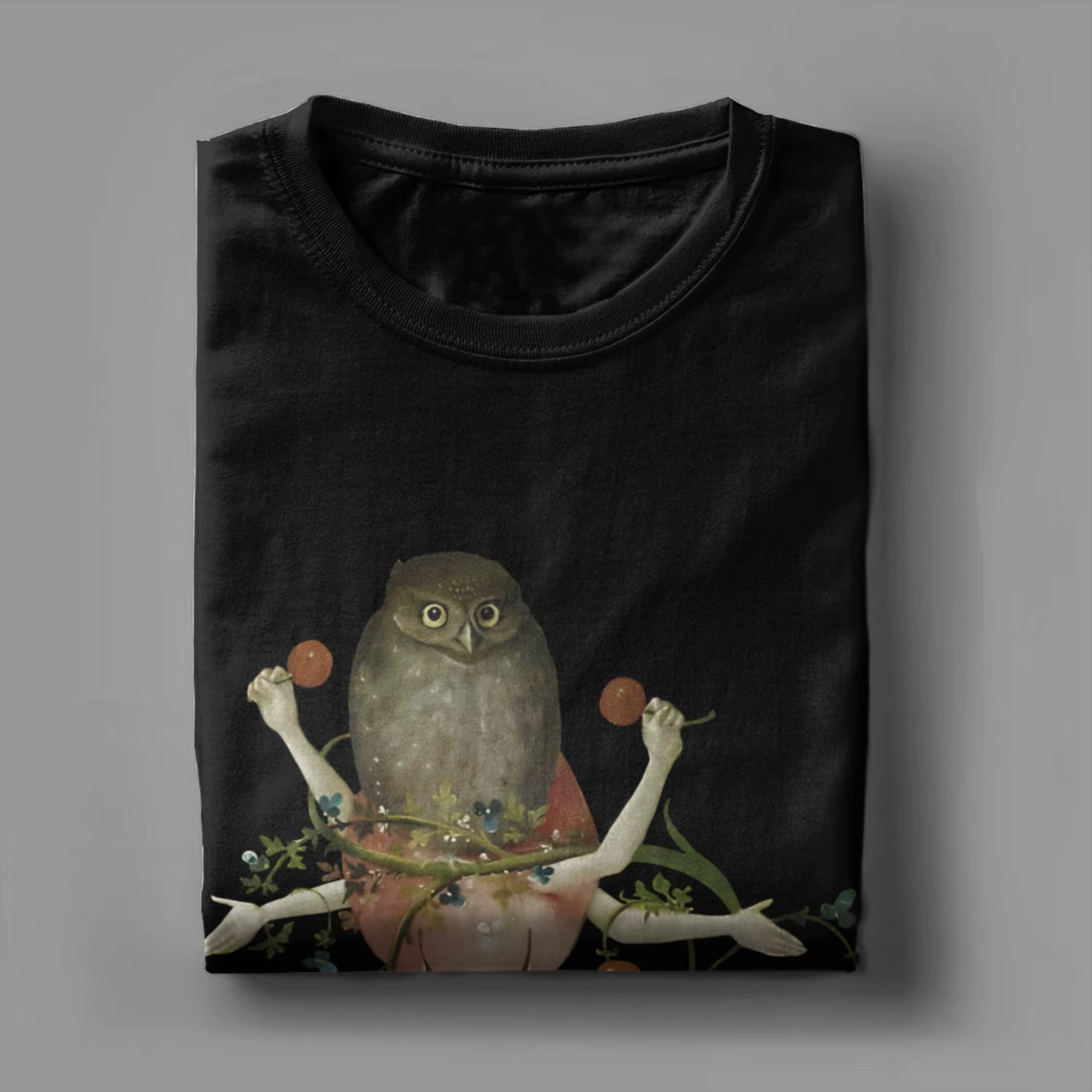 T-Shirt d'été en coton à col rond