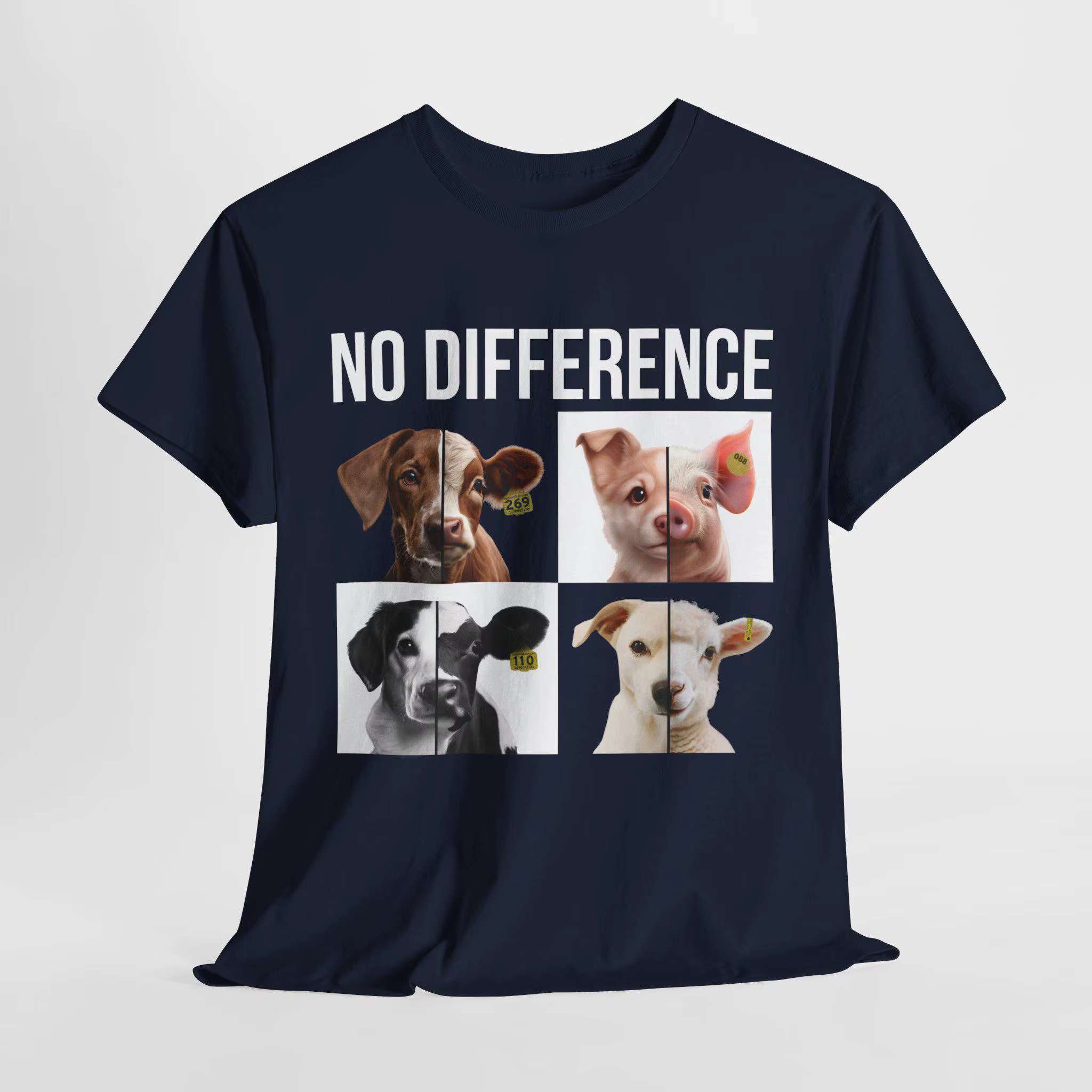 Nouveauté T-shirt Vegan Droits des Animaux pour Homme et Femme