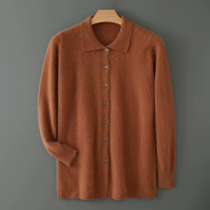 Maillard-Pull à col polo pour homme