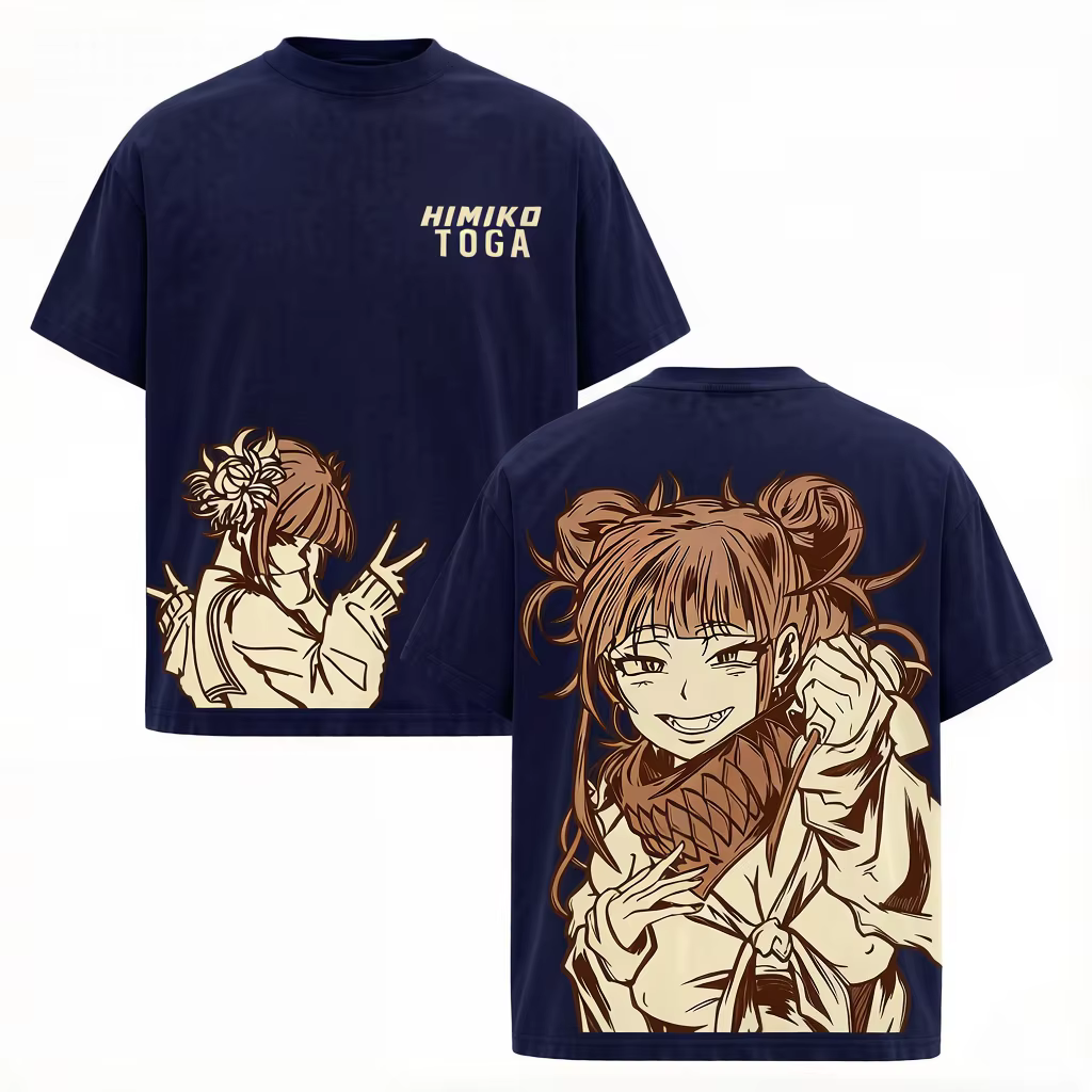 T-shirt Anime My Hero Academia 2026 Toga Himiko Vintage pour Hommes et Femmes