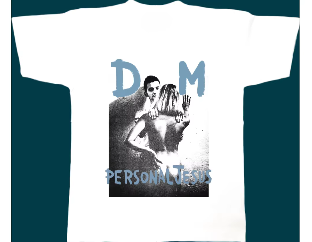 T-shirt graphique Art Black Electronic Combination Depeche Mode Band 100% coton pour hommes et femmes