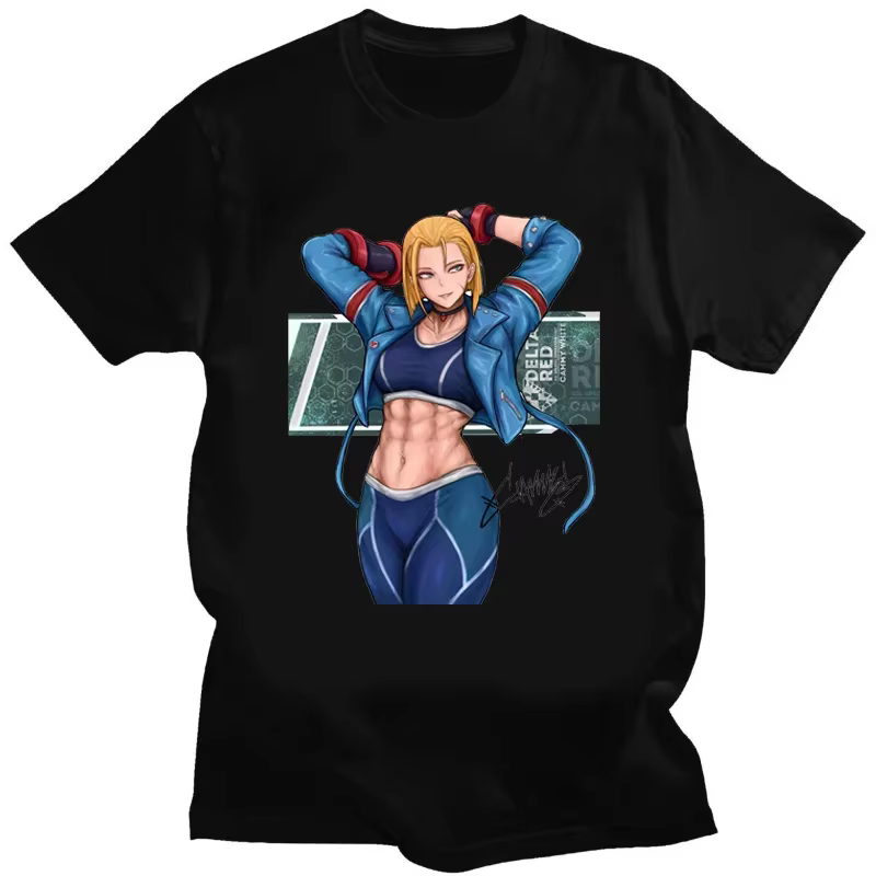 T-shirt de boxe Hadouken pour hommes et femmes, Streetwear classique, Street Fighter, 6 Cammy, White Game, Hot Clothing