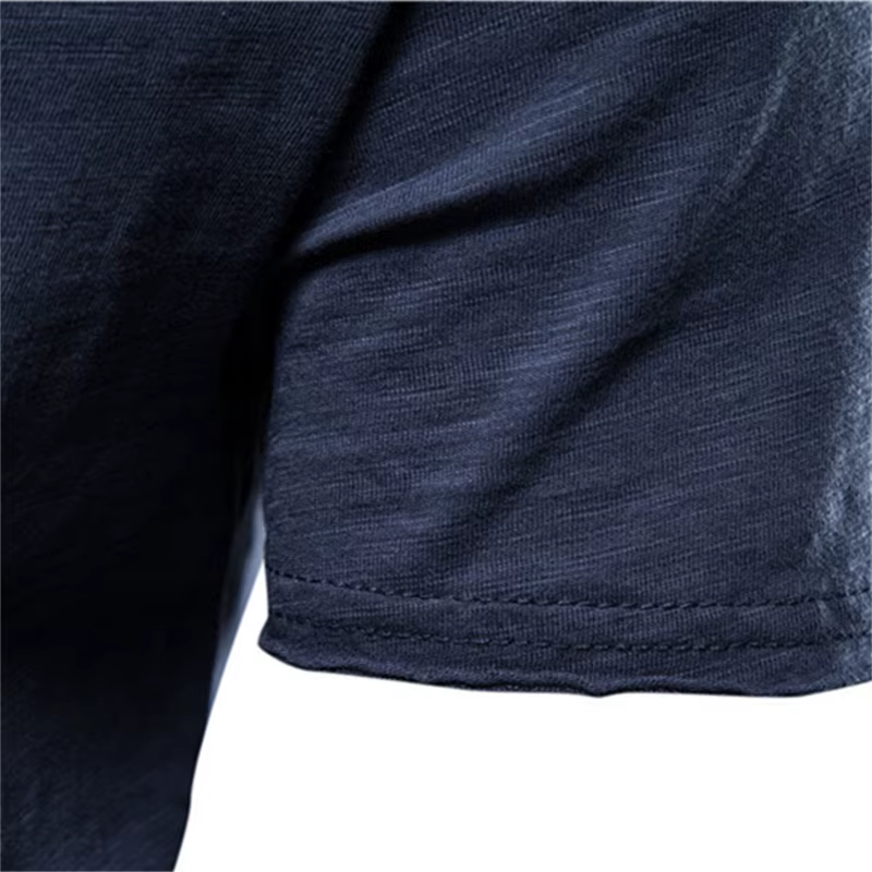 100% coton hommes T-shirt décontracté doux Fitness été mince T-shirts