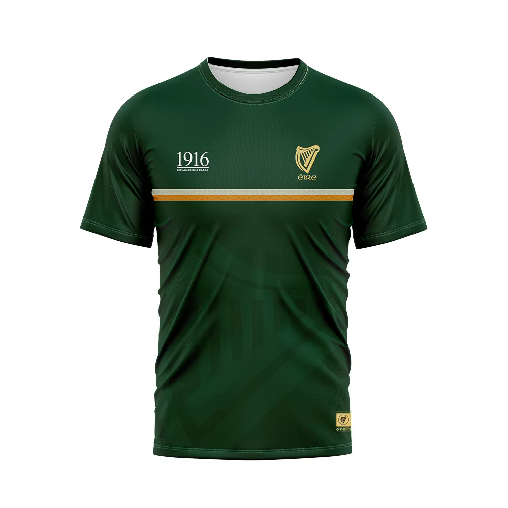 T-shirt de sport à manches courtes avec logo Harmer pour hommes