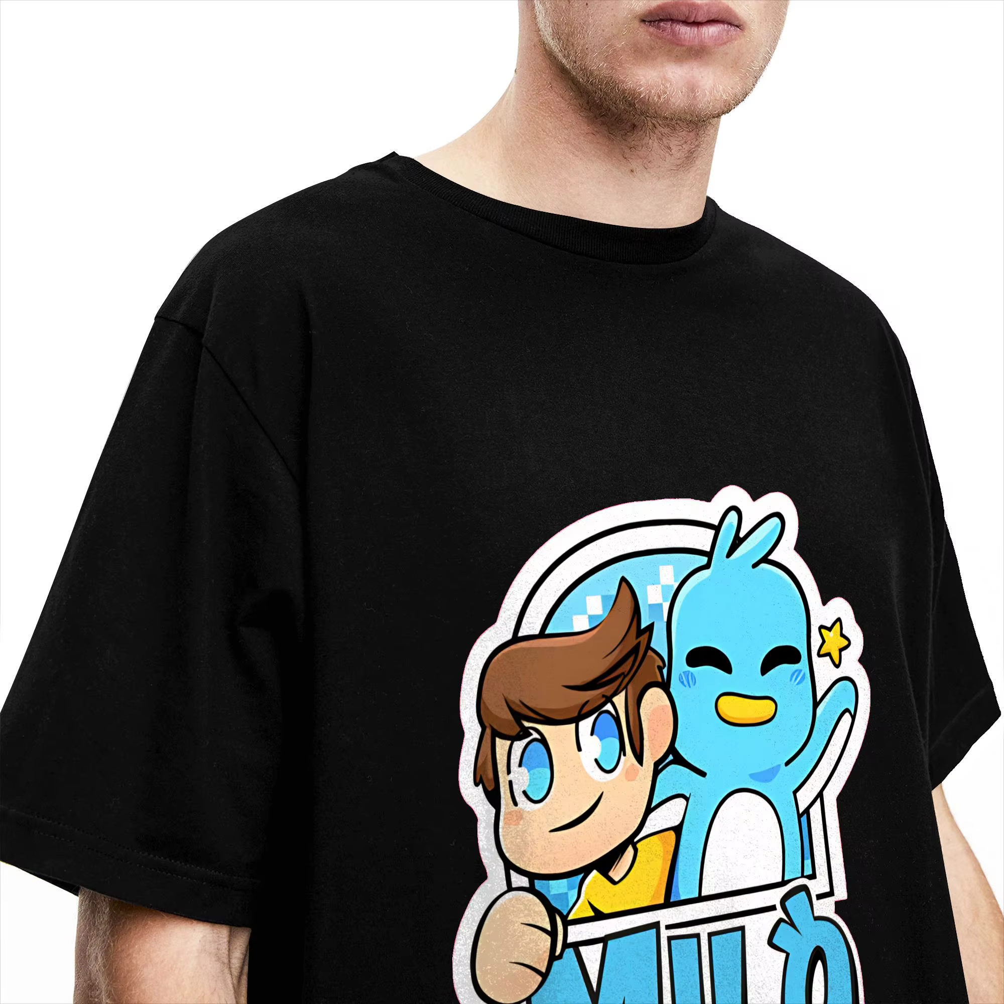 T-shirt Milo And Chip en pur coton pour hommes