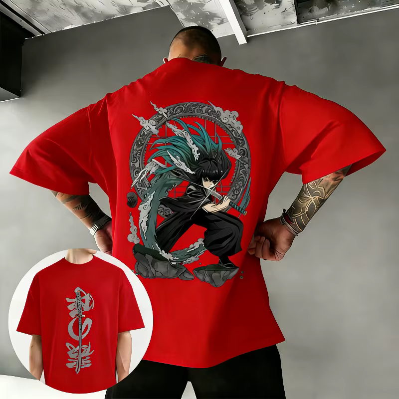 T-shirt imprimé Demon Slayer Anime