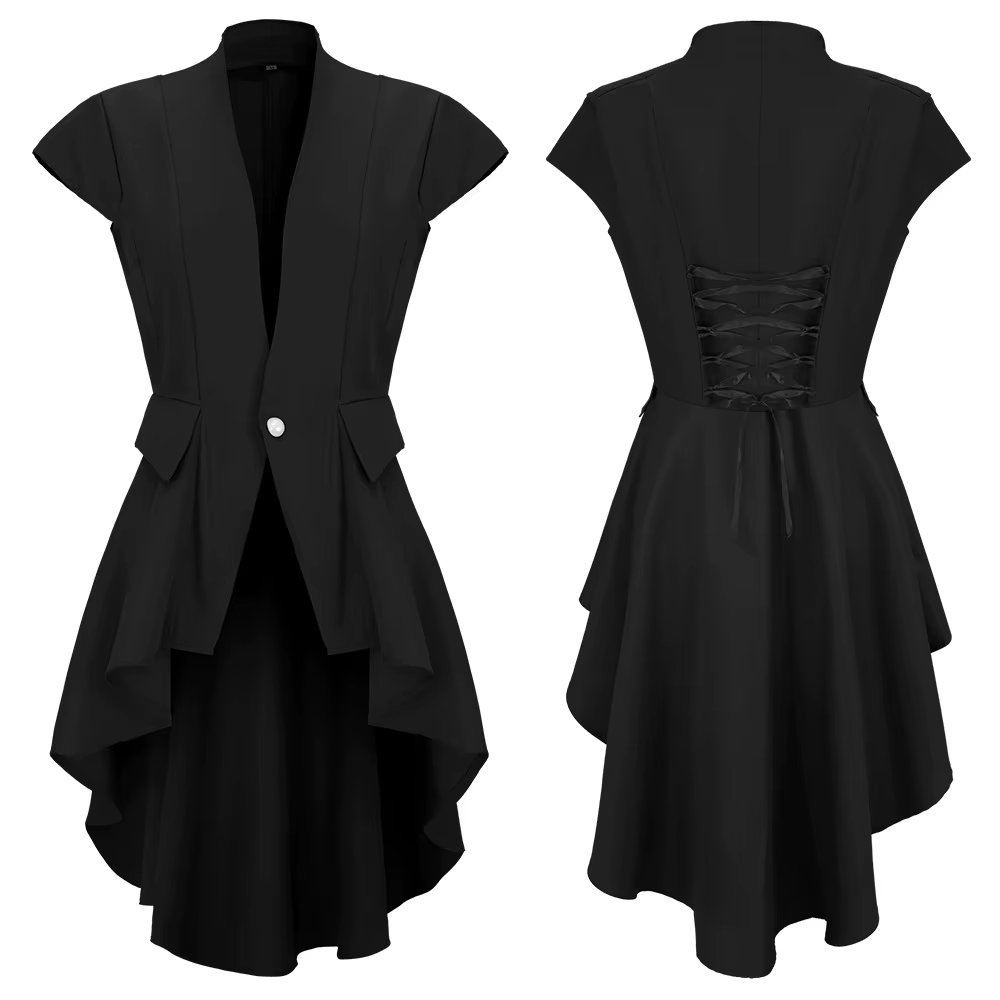 Costume de cosplay de vampire médiéval pour femmes
