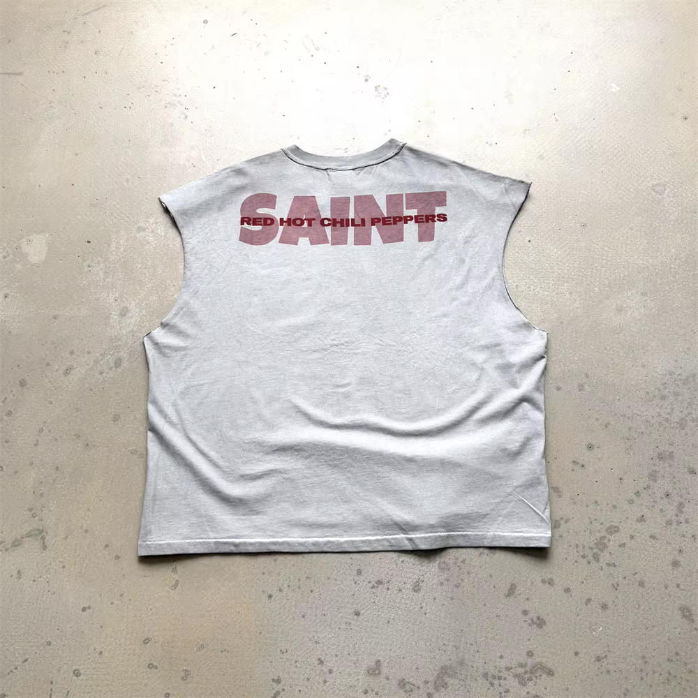 Saint RHCP T-shirt à manches coupées pour hommes et femmes