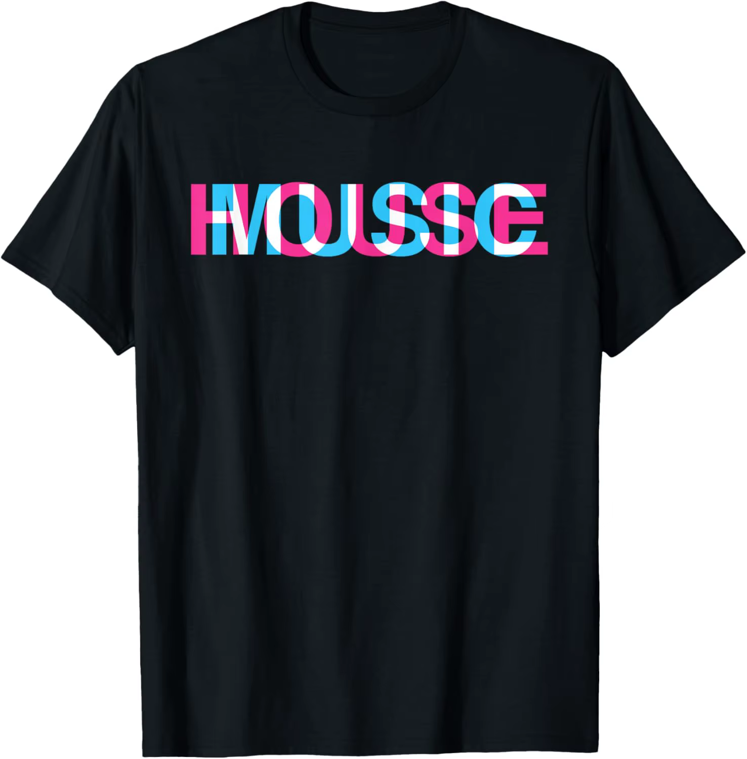 T-shirt DJ House Music Rave en coton