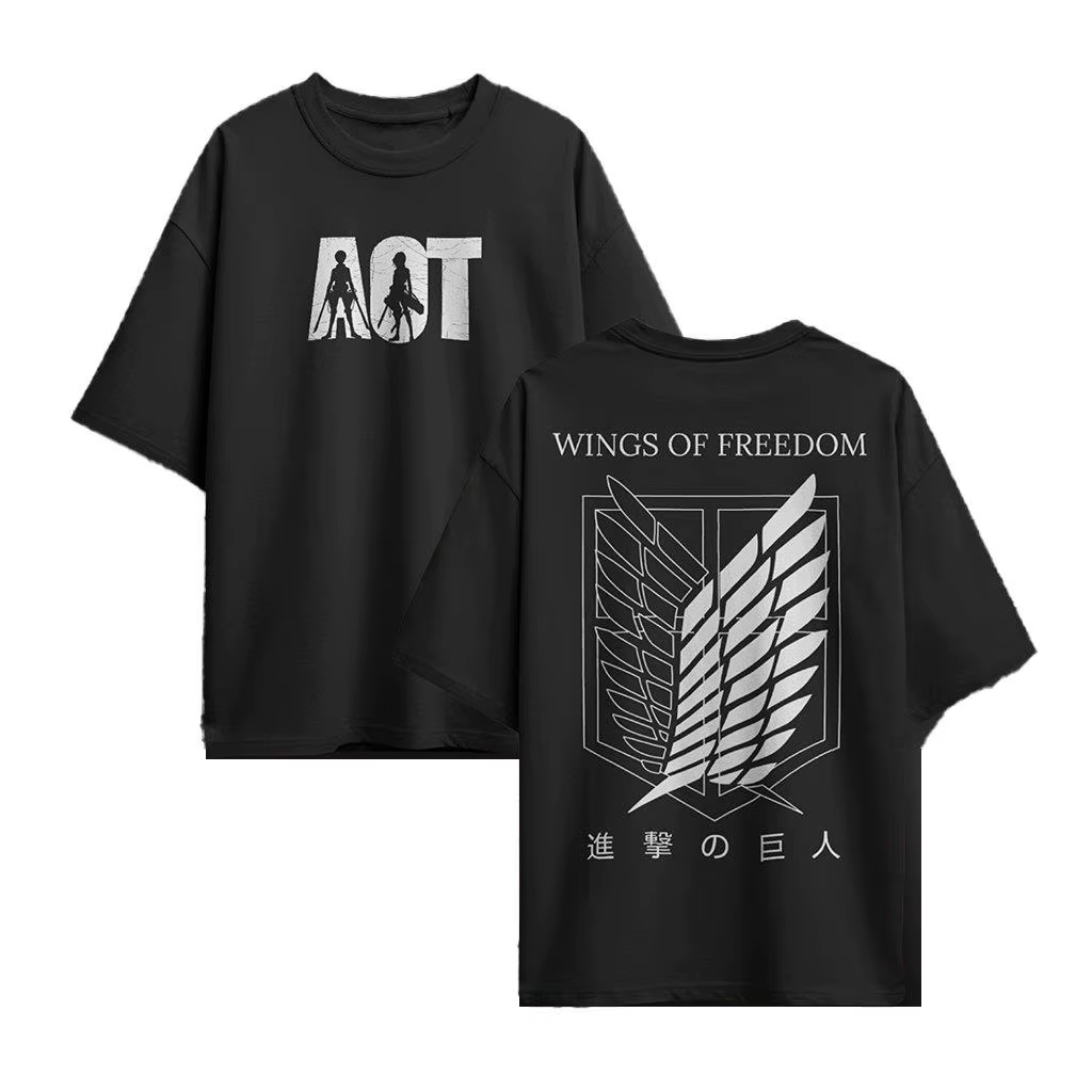 T-shirt Bandai Attack on Titan Anime pour hommes et femmes