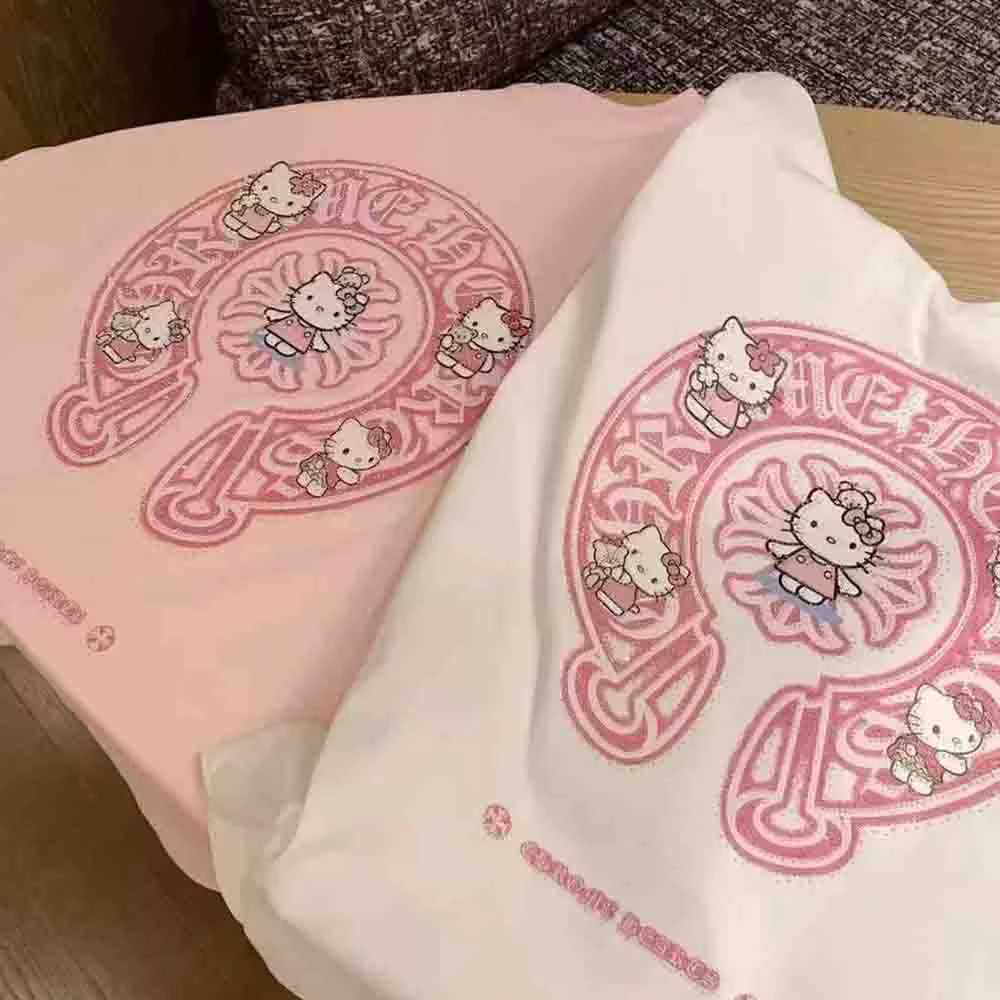 T-shirt à manches courtes pour femme Hello Kitty