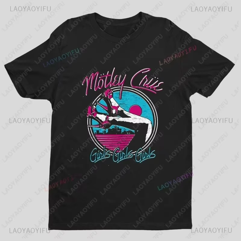 Vente Flash 2025 - Motley-Crue - T-shirt à manches courtes pour homme
