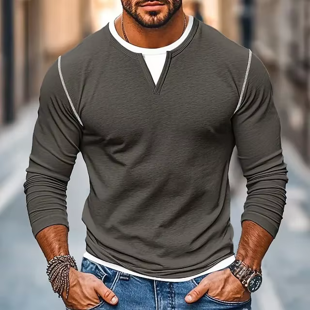 T-Shirt à manches longues pour hommes