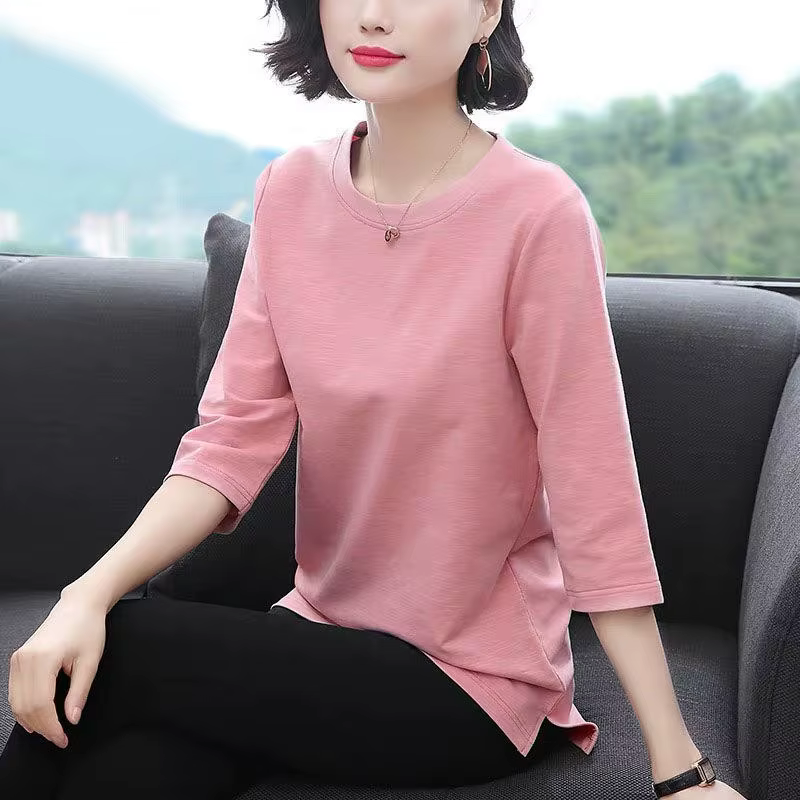 T-shirt à manches 3/4 pour femmes