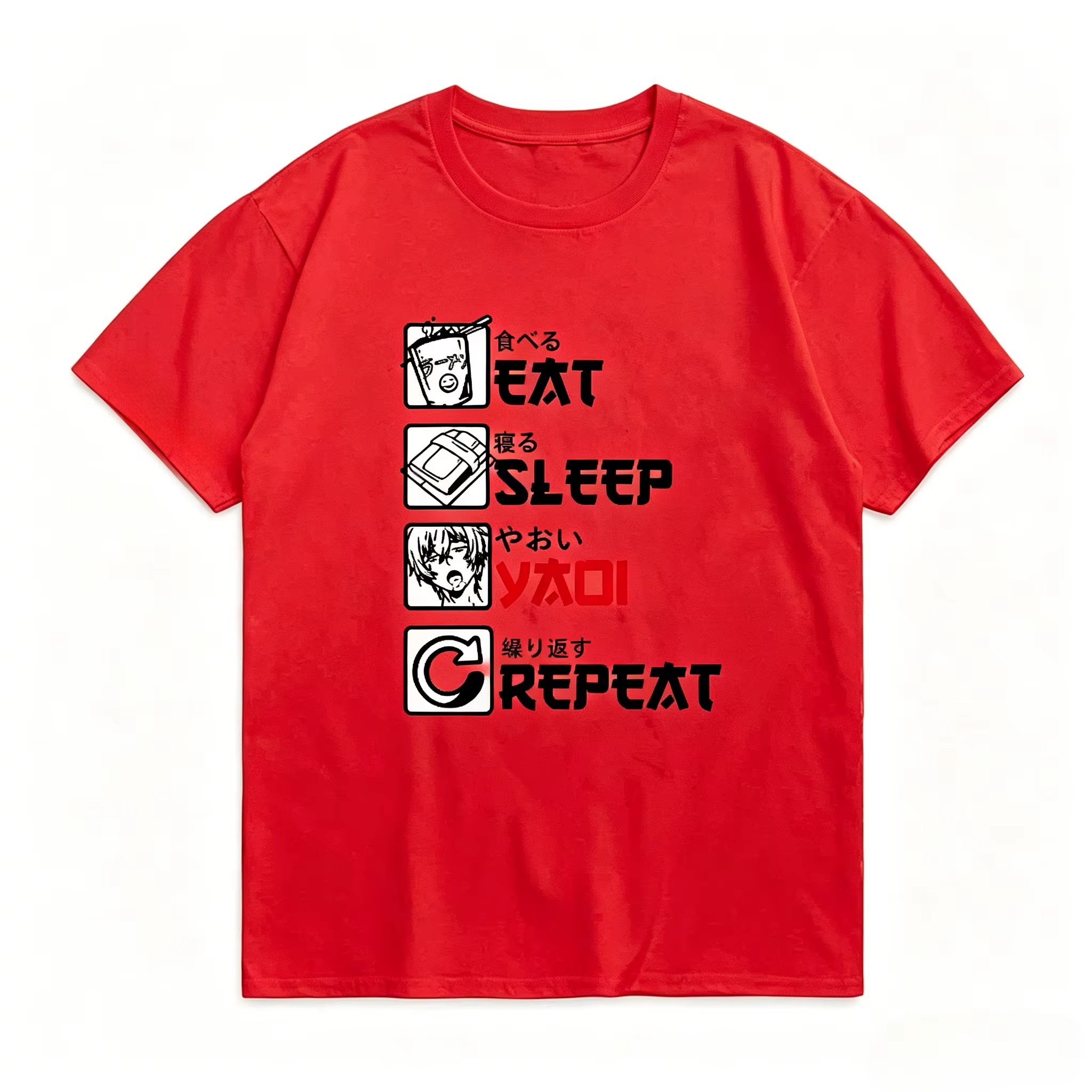Given Yaoi BL Vintage Harajuku Kawaii Couple T-Shirt en coton pour hommes et femmes
