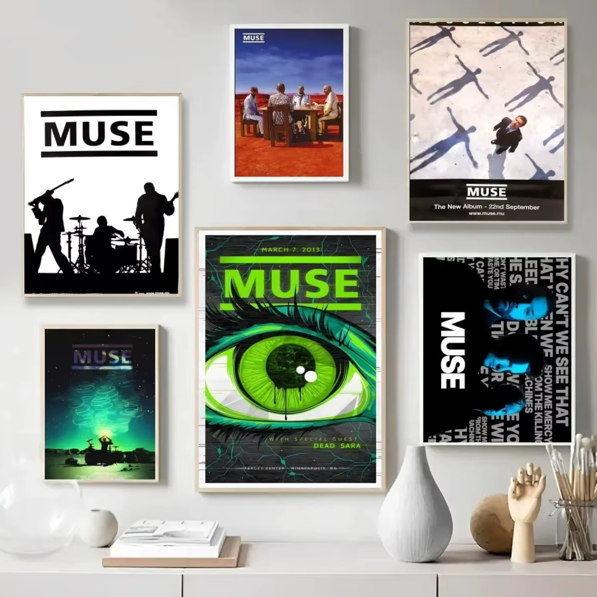 Affiche de groupe de Rock Muse