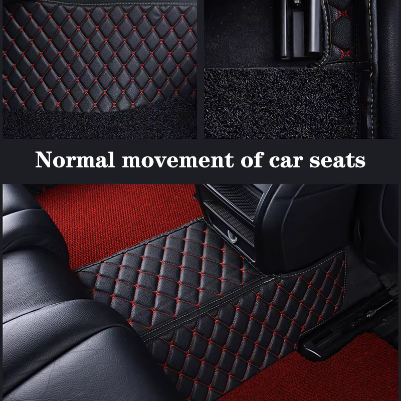 Tapis de sol de voiture en cuir pour Volkswagen Polo 6r 2019 2020 2021, pour hommes et femmes, diamant personnalisé, antidérapant, intérieur de luxe, 1 pièce, accessoire automobile