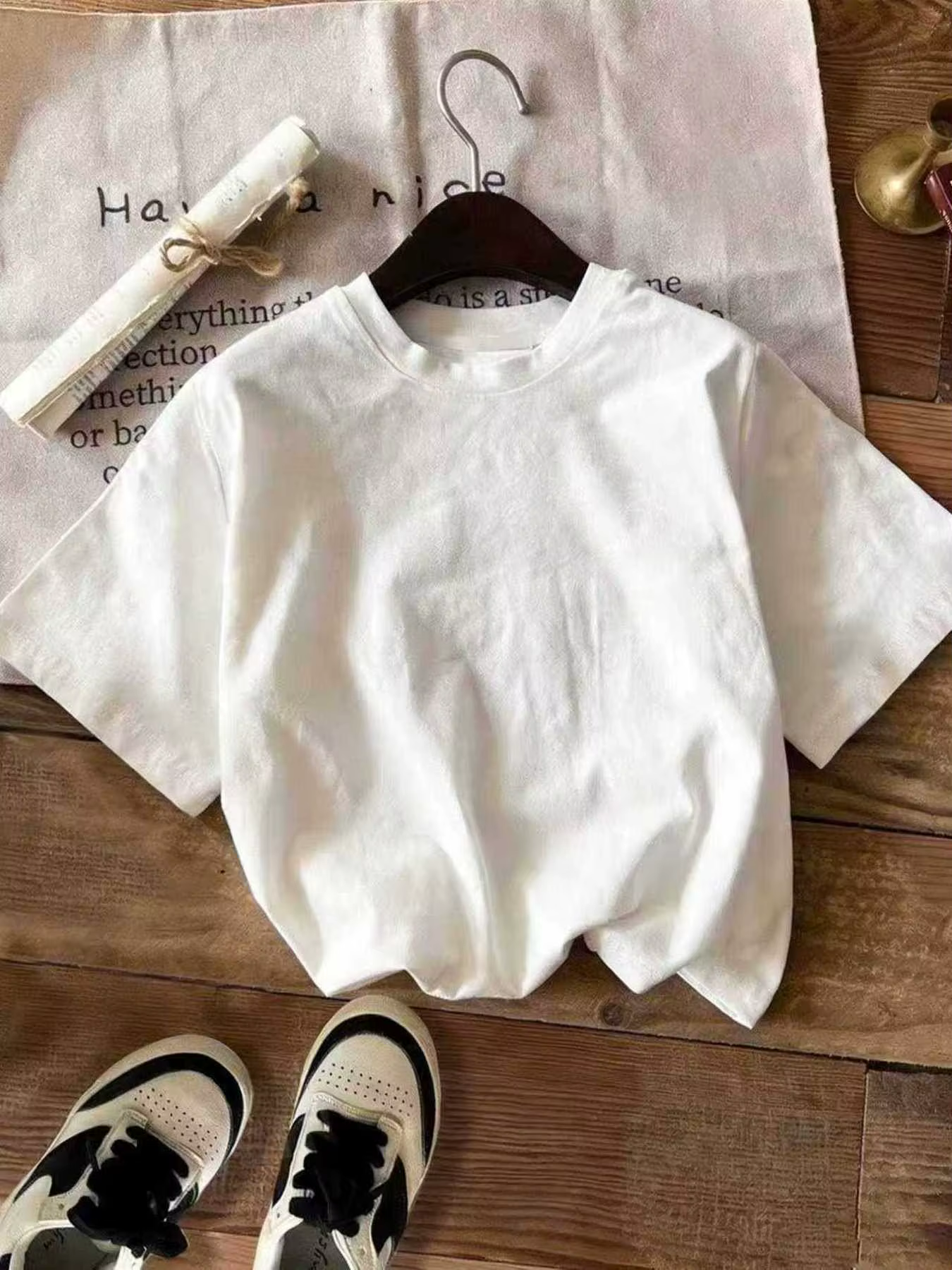 T-shirt pour enfants, motif étoile et lettres imprimées