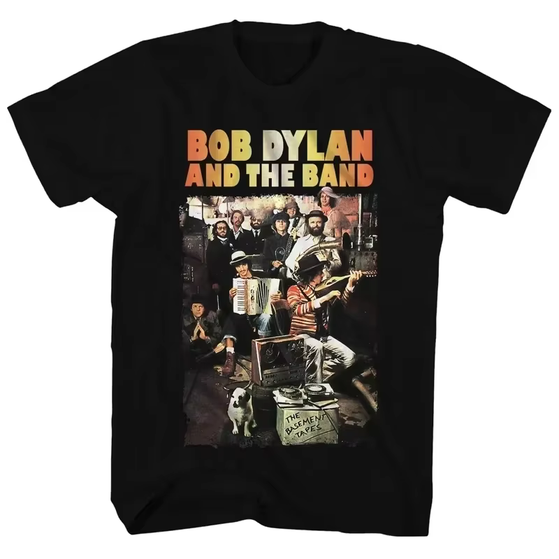 2025 été nouveau Bob Dylan Rock poète américain Vintage haute rue T-shirt grande taille décontracté hommes femmes haut