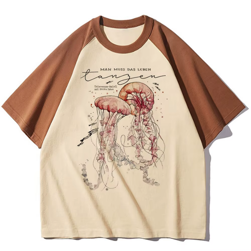 Méduse t-shirt femmes bande dessinée manga mélange t-shirt femme anime vêtements