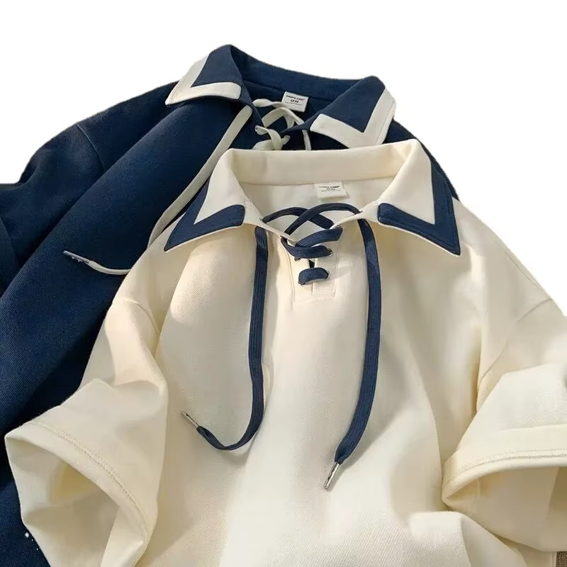 Offre Spéciale de la Saison : Nouveau Style Tendance Polo Harajuku pour Homme – Collection Été INS
