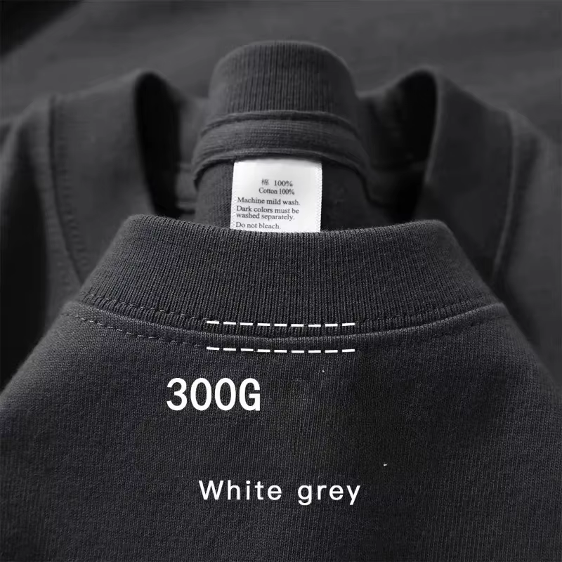 T-shirt à manches courtes en coton épais