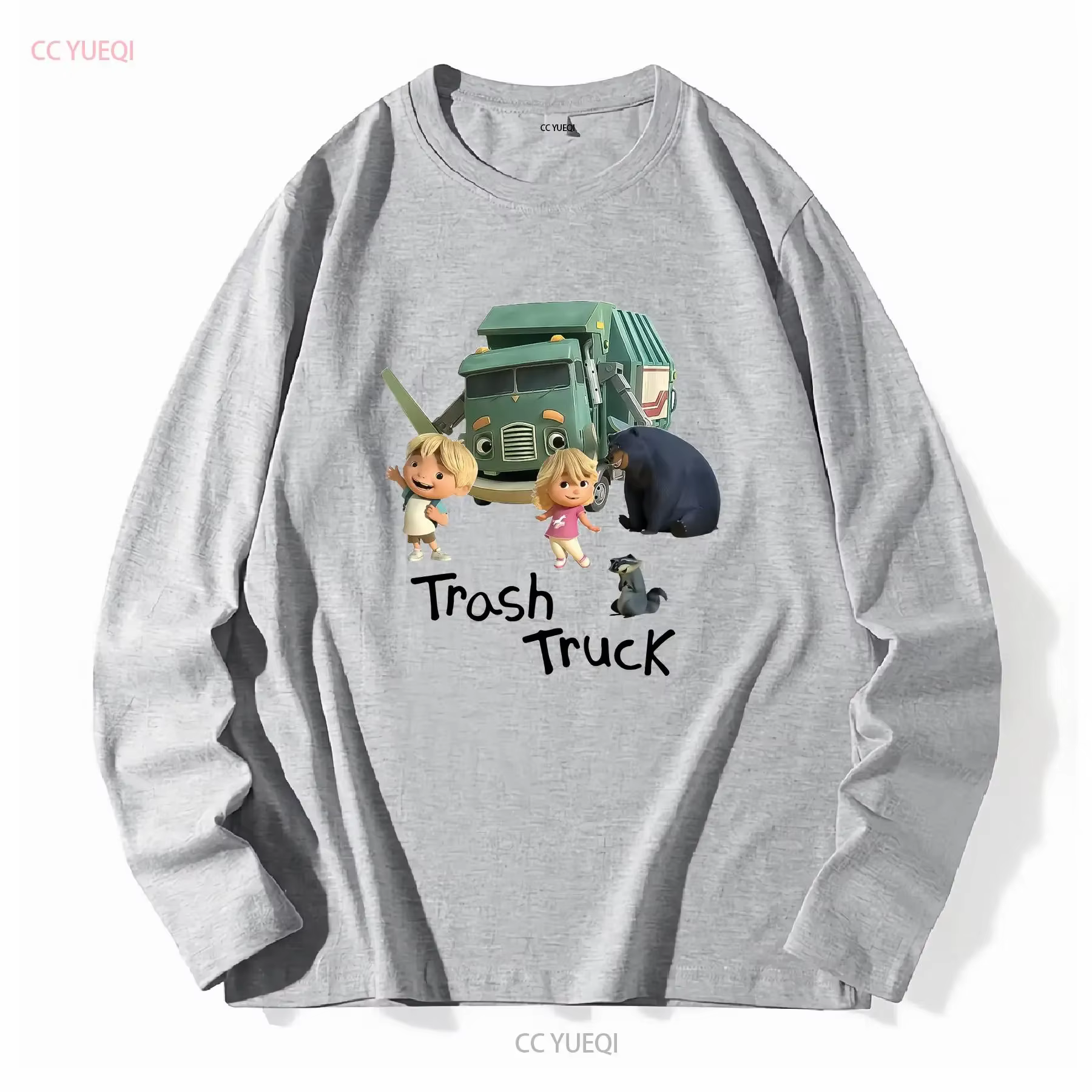 Trash Truck t-shirt s anniversaire garçon fille Hank pour enfants famille correspondant manches longues ou courtes vintage lavé streetwear doux