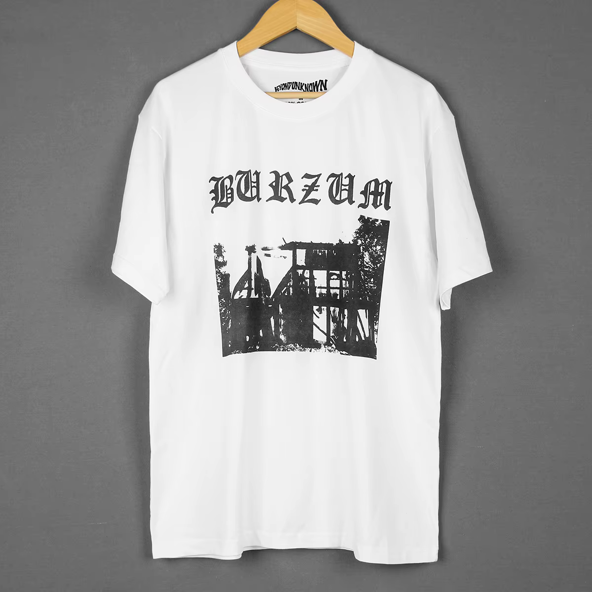 Burzum T-Shirt noir métal 90S Darkthrone Bathory Varg Vikernes hommes manches courtes coton été