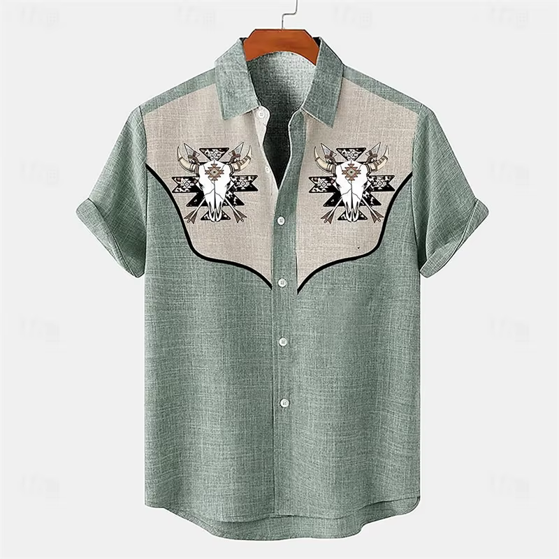 Chemise en lin pour hommes