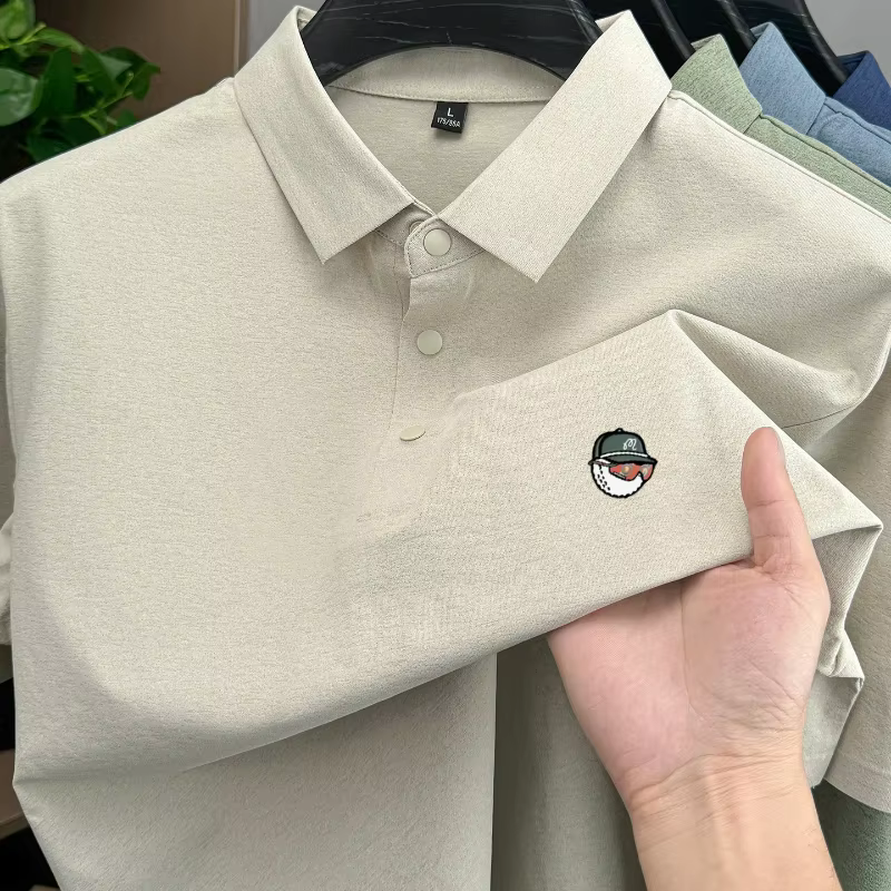 Polo de golf à manches courtes pour hommes