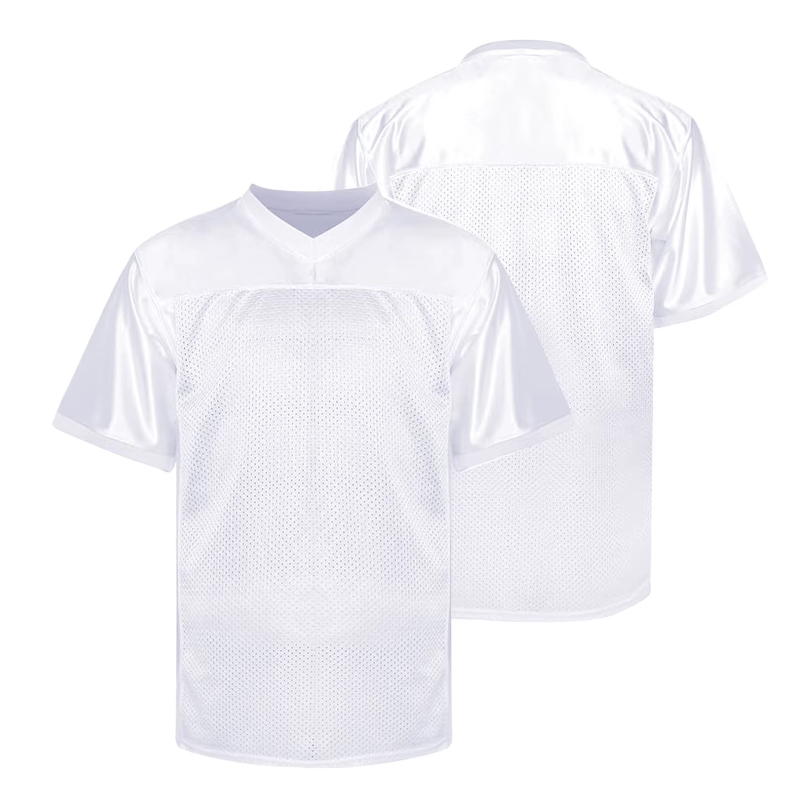 Hommes mode Simple sport t-shirt Hip Hop fête blanc Football haut taille haute t-shirts
