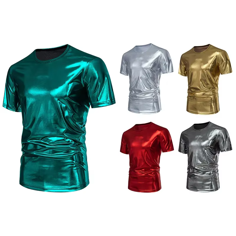 T-Shirt à manches courtes et col rond pour hommes
